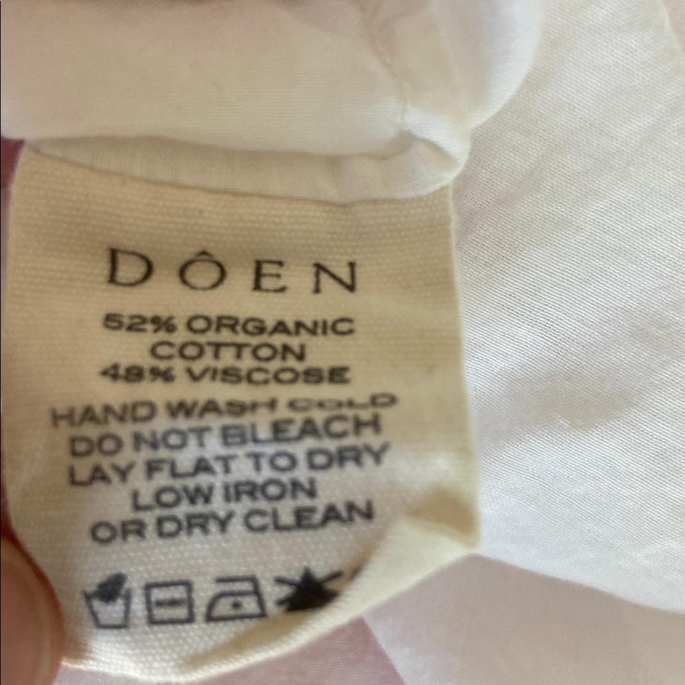 DOEN Frances Blouse in Salt XL NWOT - Picture 6 of 6